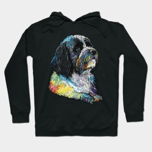 Portuguese Water Dog Art Hoodie